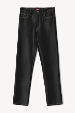 ELLIOT PANT  BLACK VEGAN LEATHER