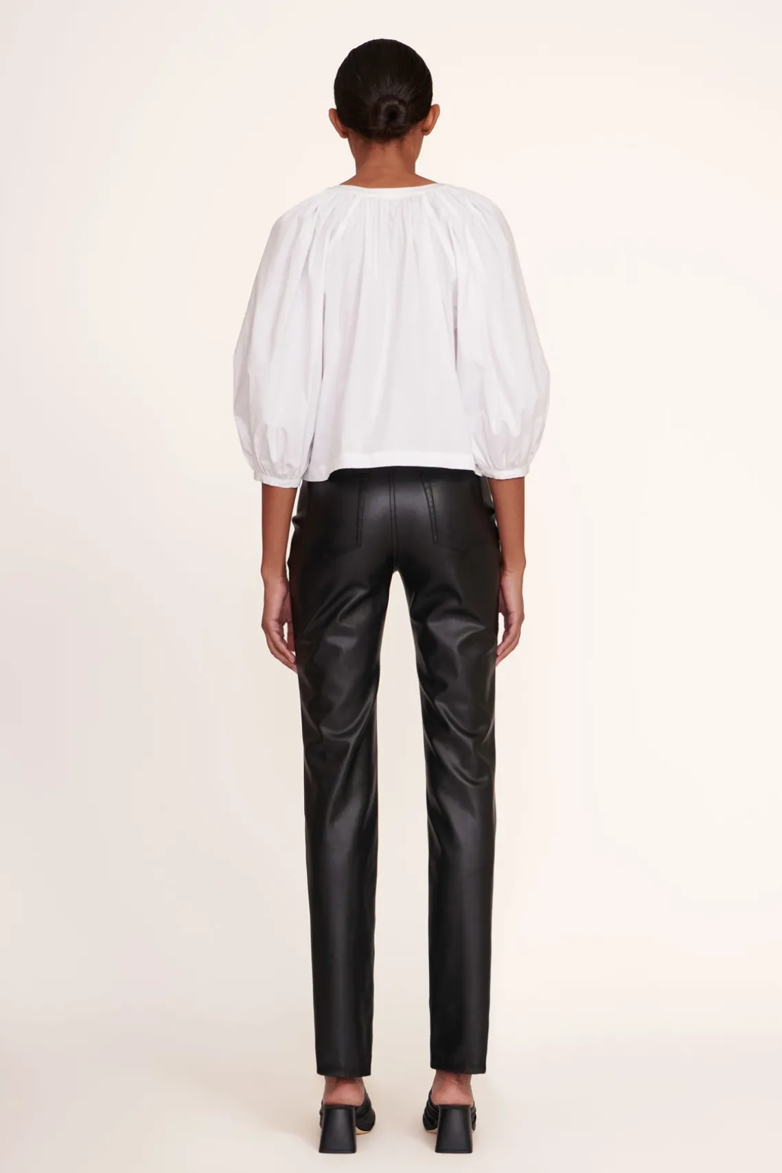 ELLIOT PANT BLACK VEGAN LEATHER