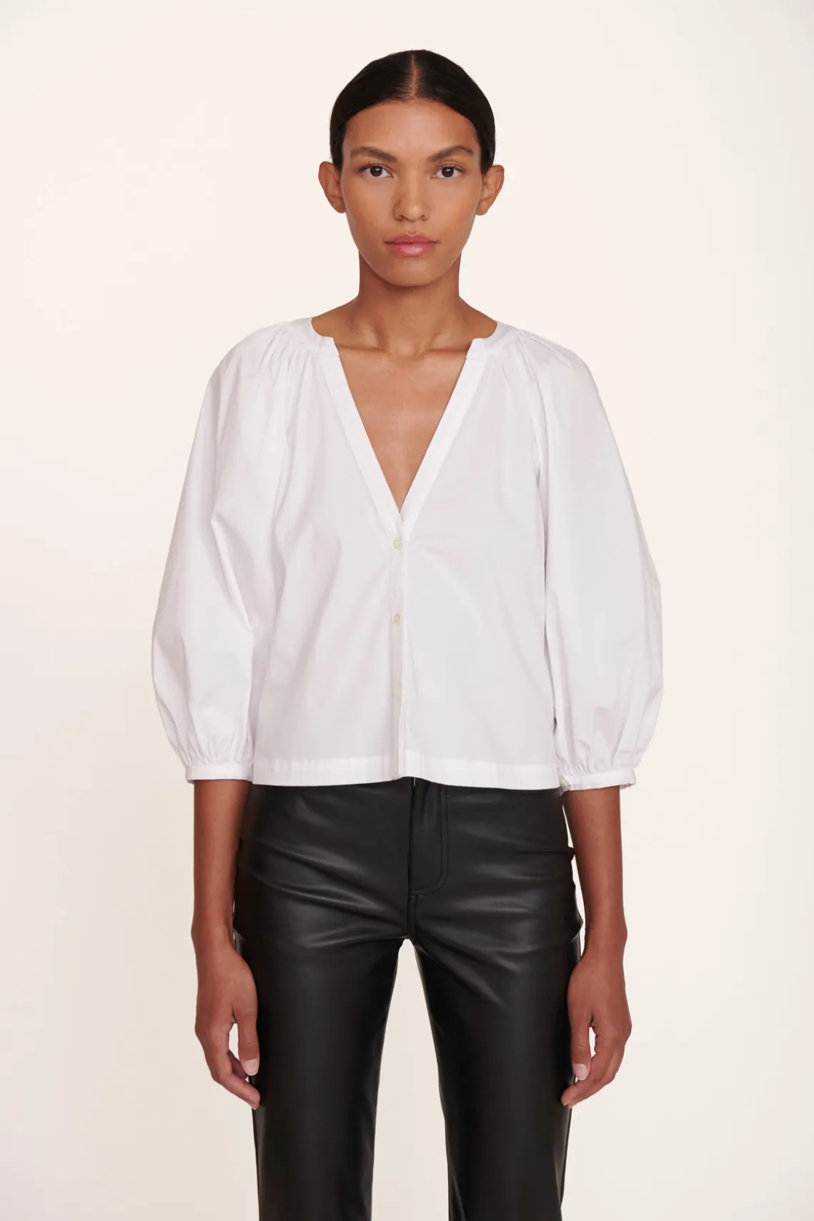 ELLIOT PANT BLACK VEGAN LEATHER