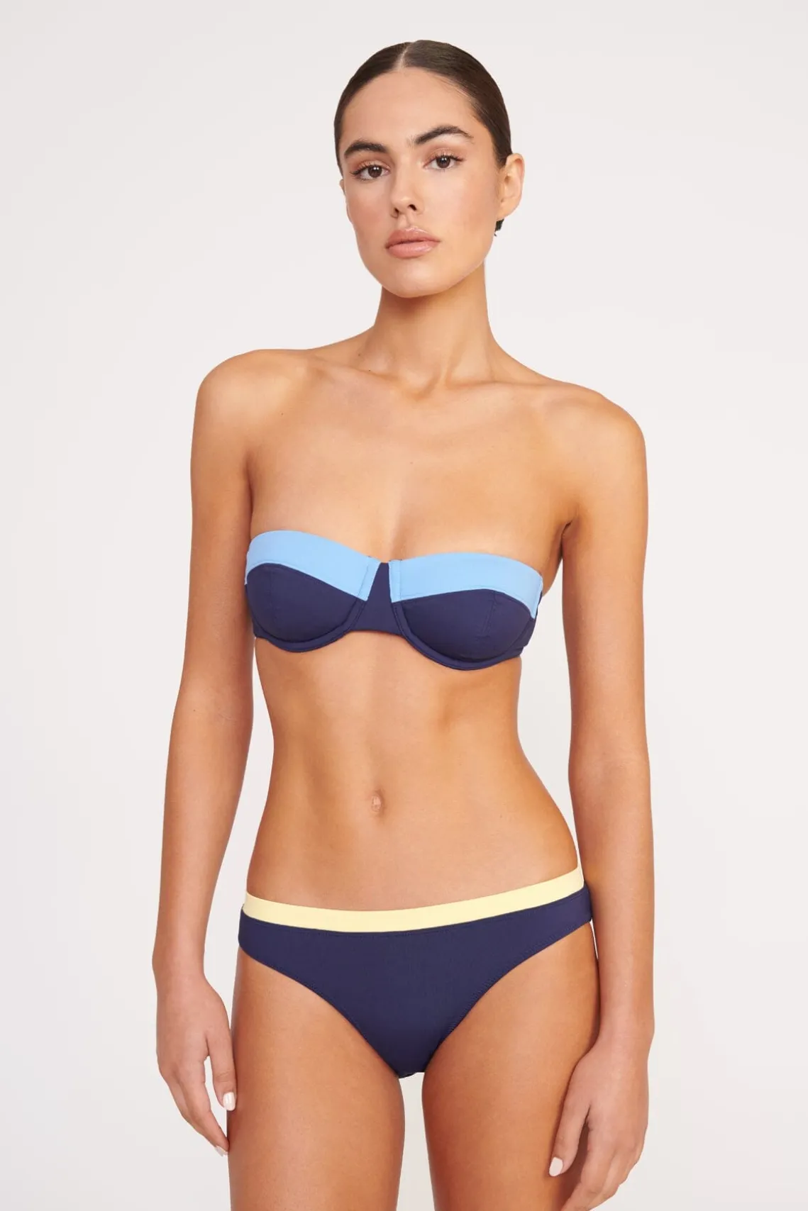 GEMMA BIKINI BOTTOM NAVY COLORBLOCK