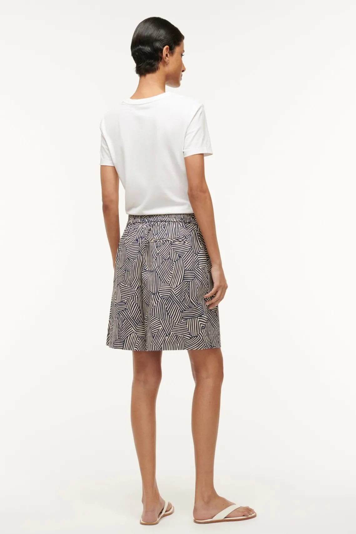 GENNY SHORT NAVY MOSAIC