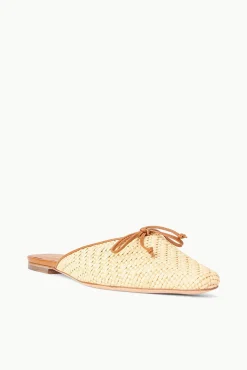 GINA MULE NATURAL RAFFIA