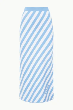 GIOVANNI SKIRT BLUE SEASHORE STRIPE