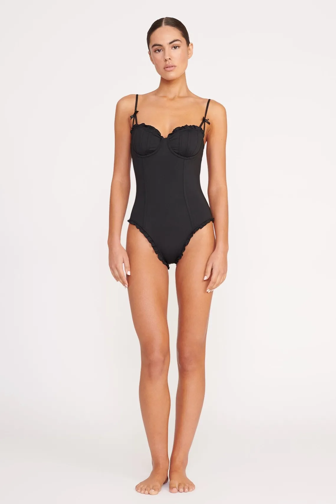 GOSSAMER ONE PIECE BLACK