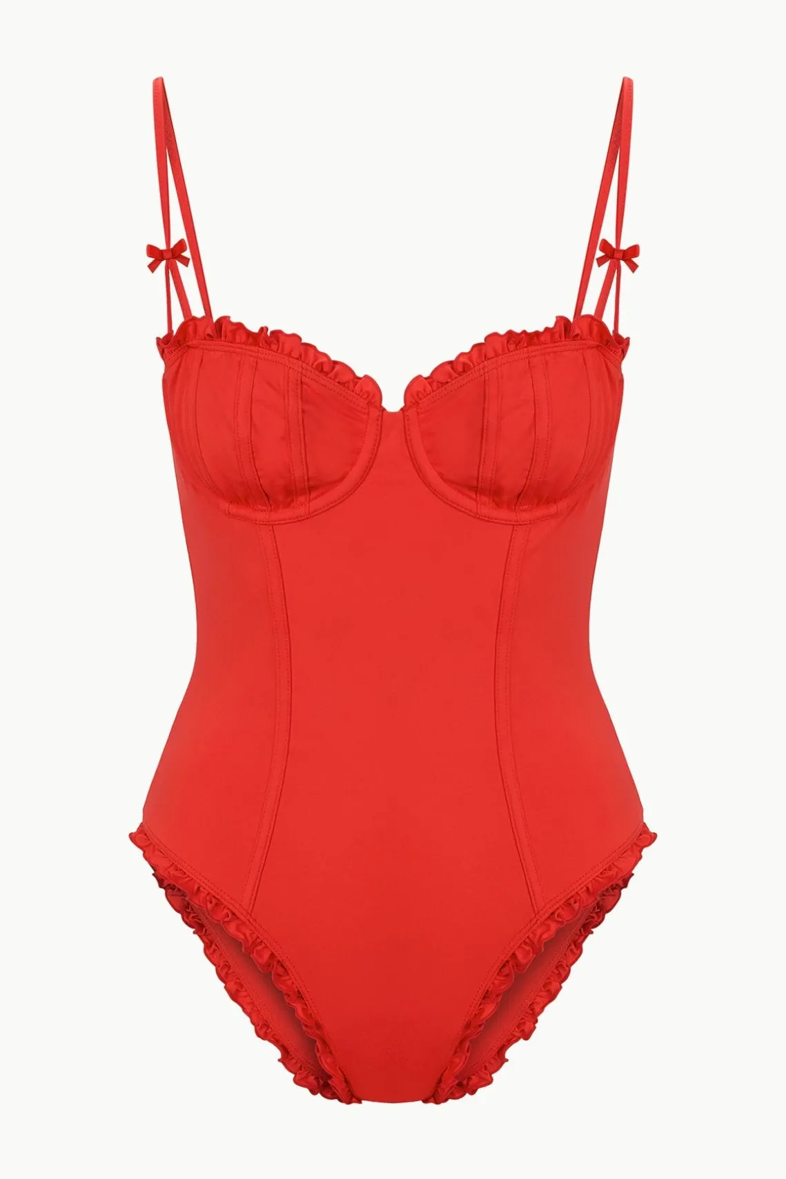 GOSSAMER ONE PIECE RED ROSE