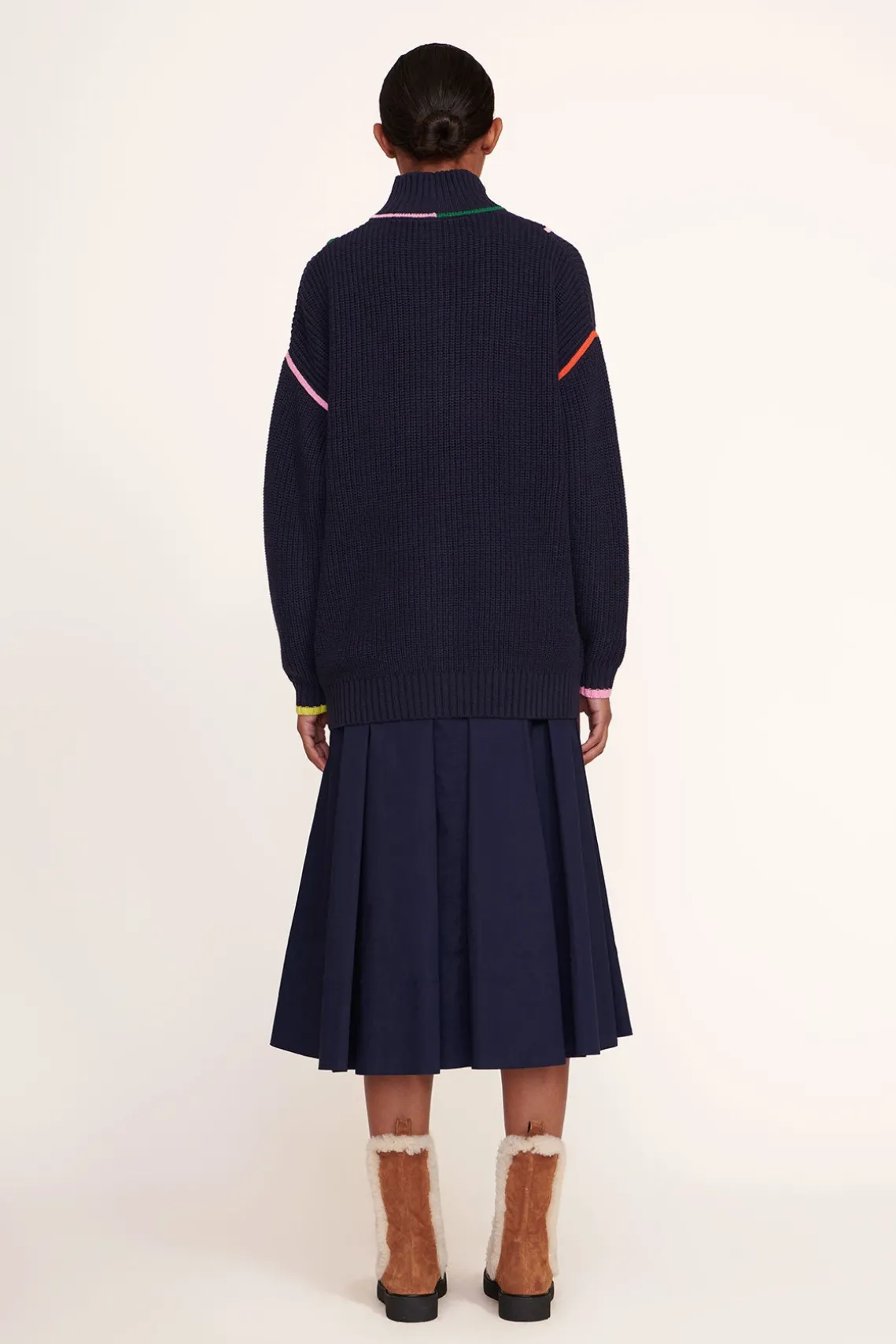 HAMPTON SWEATER NAVY MULTI