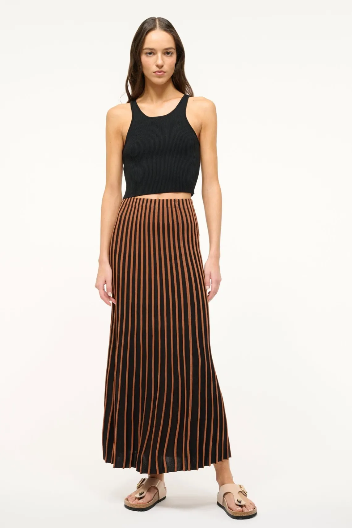IBISCO CROPPED TANK BLACK