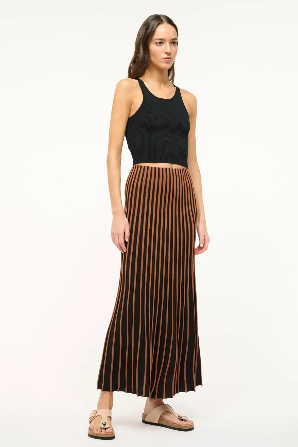 IBISCO CROPPED TANK BLACK