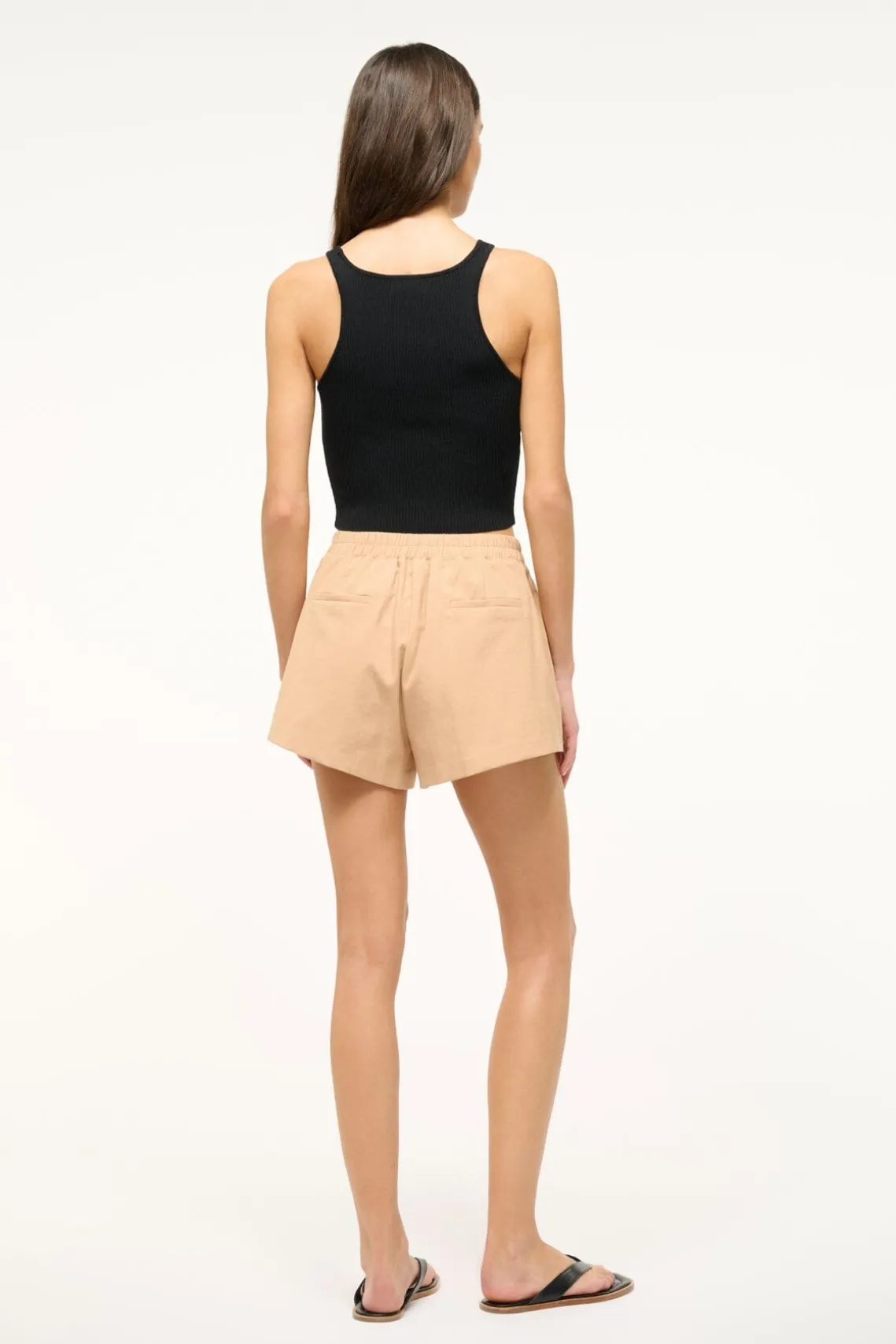 IBISCO CROPPED TANK BLACK