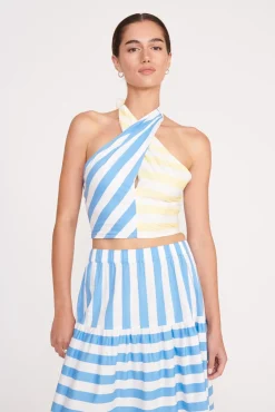 IDALINO SKIRT BUTTERCUP SEASHORE STRIPE