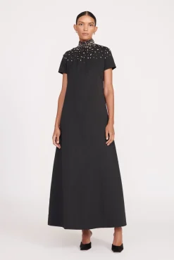 ILANA DRESS  BLACK SILVER