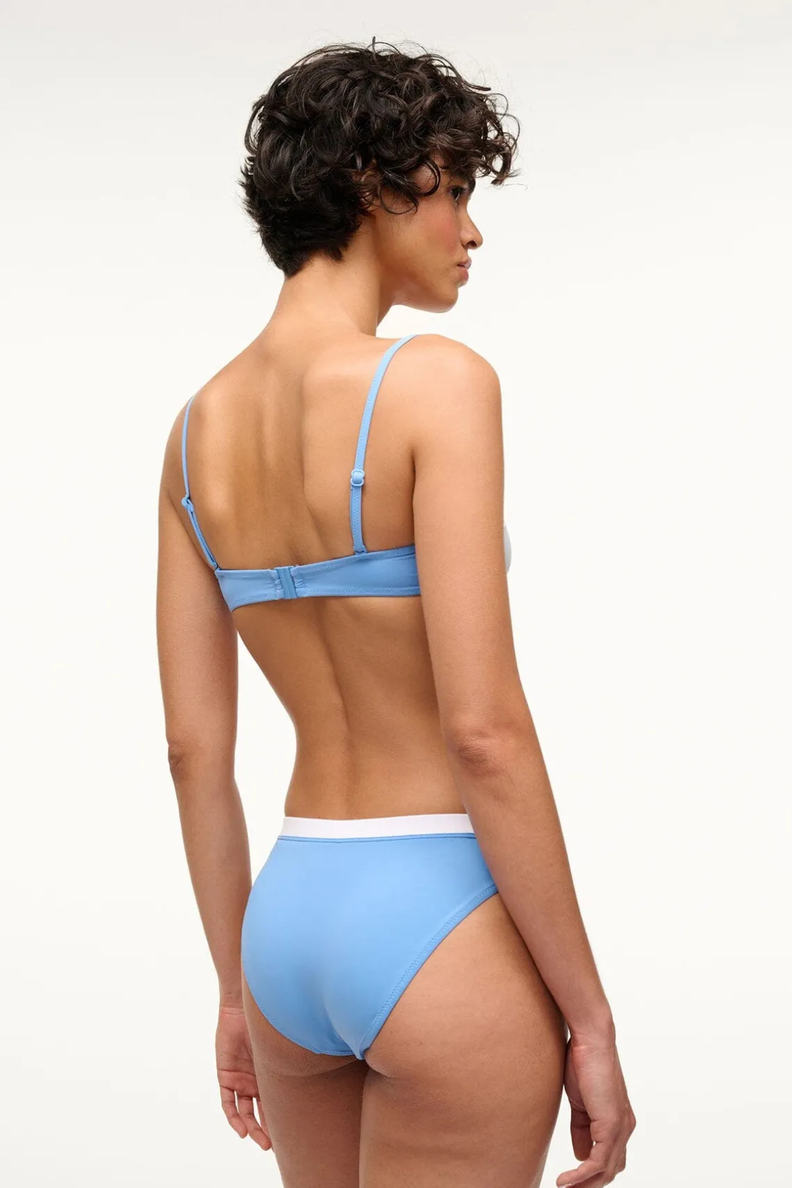 JO BALCONETTE BIKINI TOP AZURE WHITE