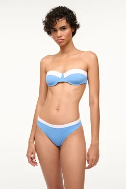 JO BALCONETTE BIKINI TOP AZURE WHITE