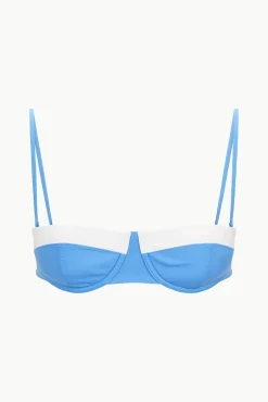 JO BALCONETTE BIKINI TOP AZURE WHITE