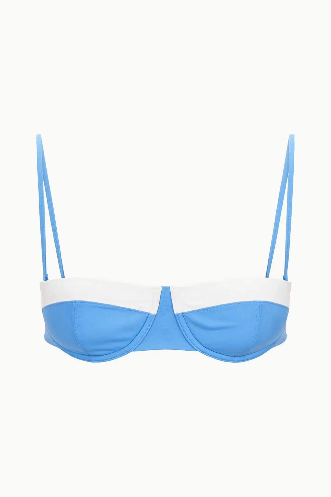JO BALCONETTE BIKINI TOP AZURE WHITE