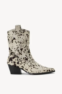 JUNE BOOT BLACK WHITE HAIRCALF