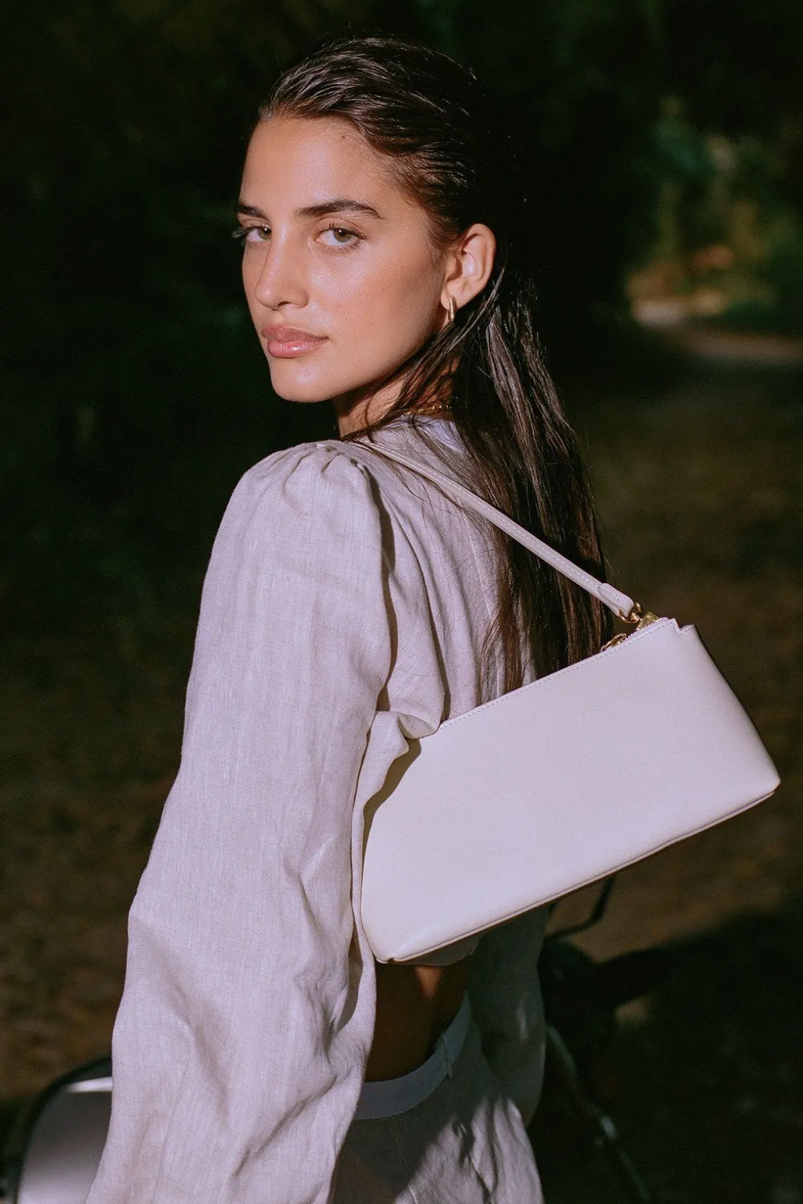 KAIA SHOULDER BAG CREAM