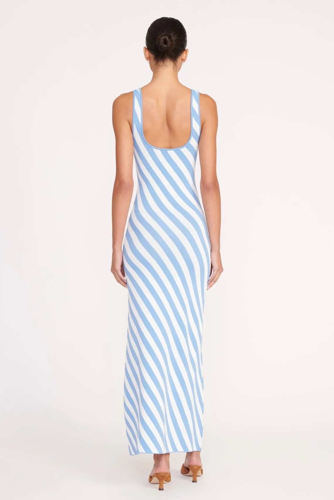 KATIE DRESS BLUE SEASHORE STRIPE