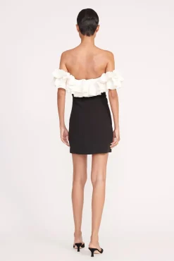KIARA DRESS BLACK IVORY