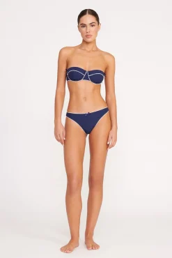 KIT BIKINI BOTTOM  NAVY WHITE