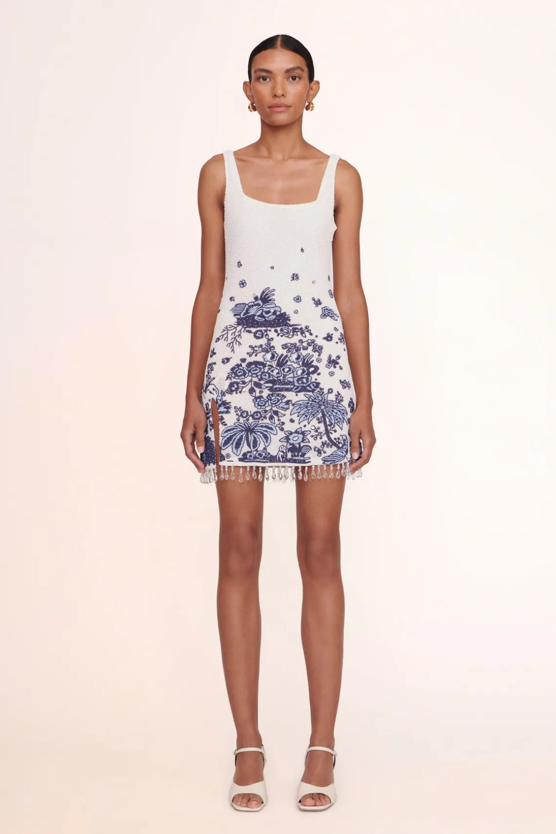 LE SABLE DRESS BLUE TOILE
