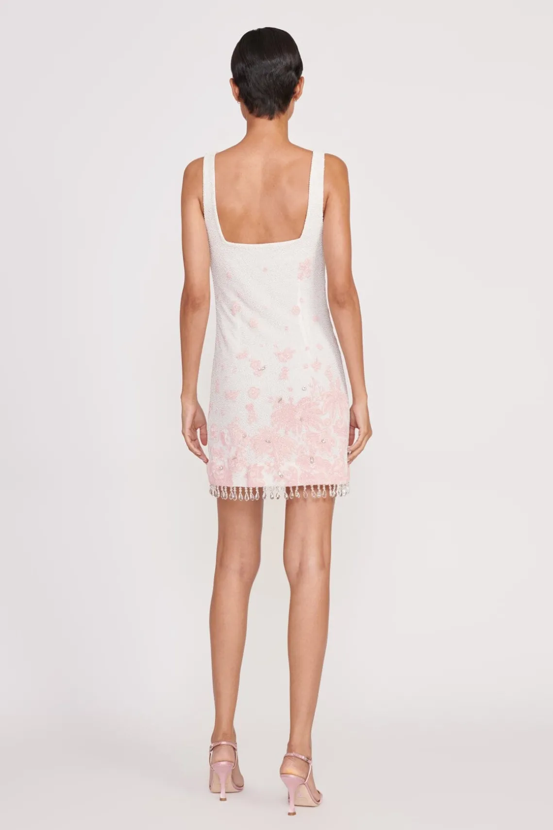 LE SABLE DRESS IVORY CHERRY BLOSSOM TOILE