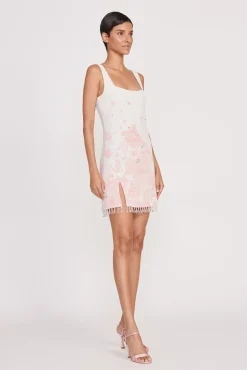 LE SABLE DRESS IVORY CHERRY BLOSSOM TOILE