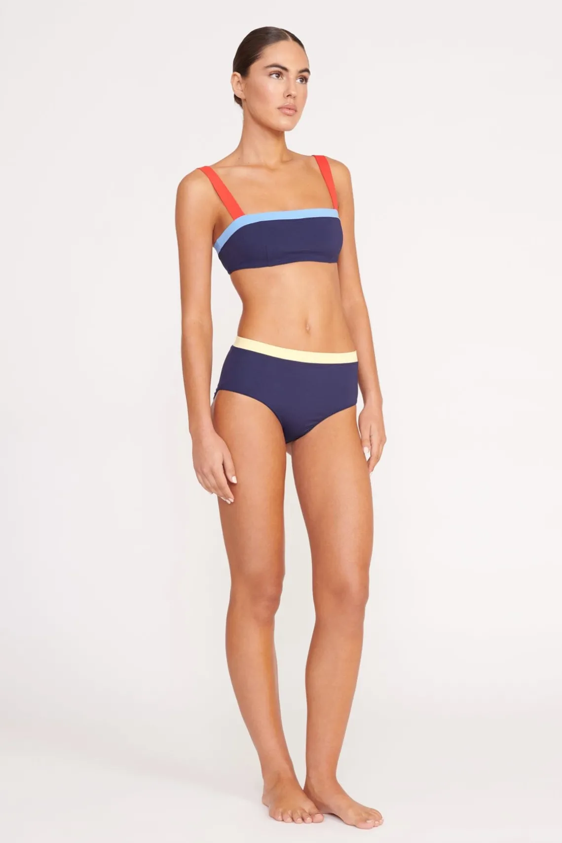 LIV BIKINI TOP NAVY COLORBLOCK