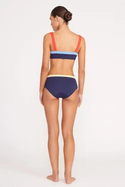 LIV BIKINI TOP NAVY COLORBLOCK