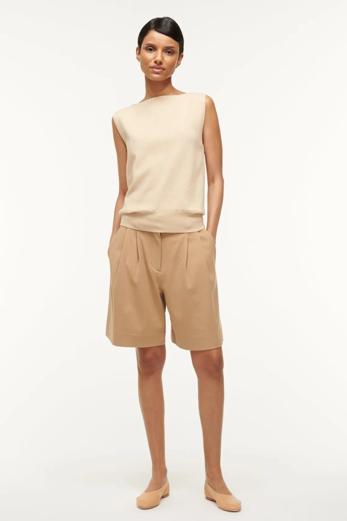 LONG LUISA SHORT CAMEL