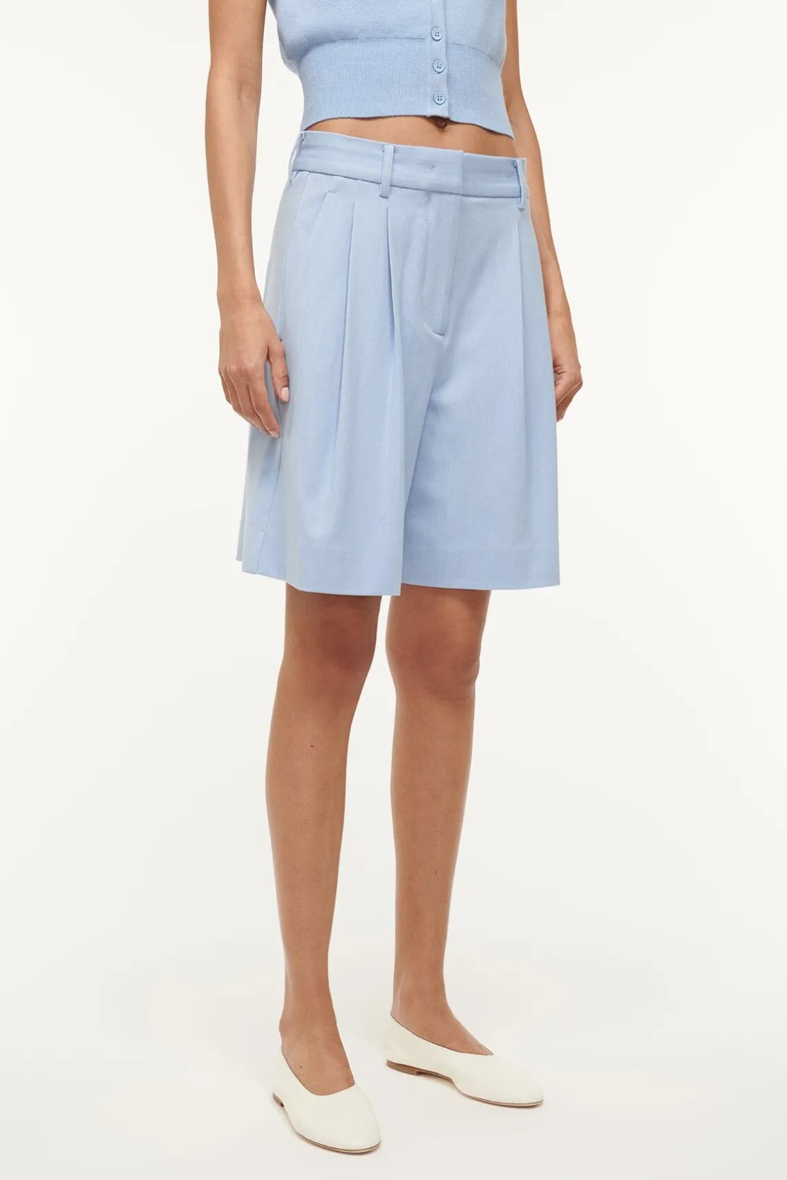 LONG LUISA SHORT PERIWINKLE