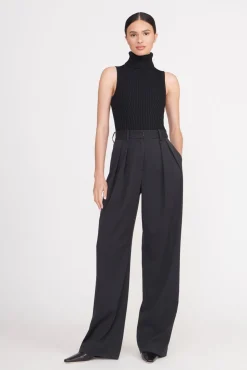 LUISA PANT BLACK SUITING