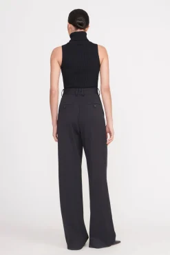 LUISA PANT BLACK SUITING