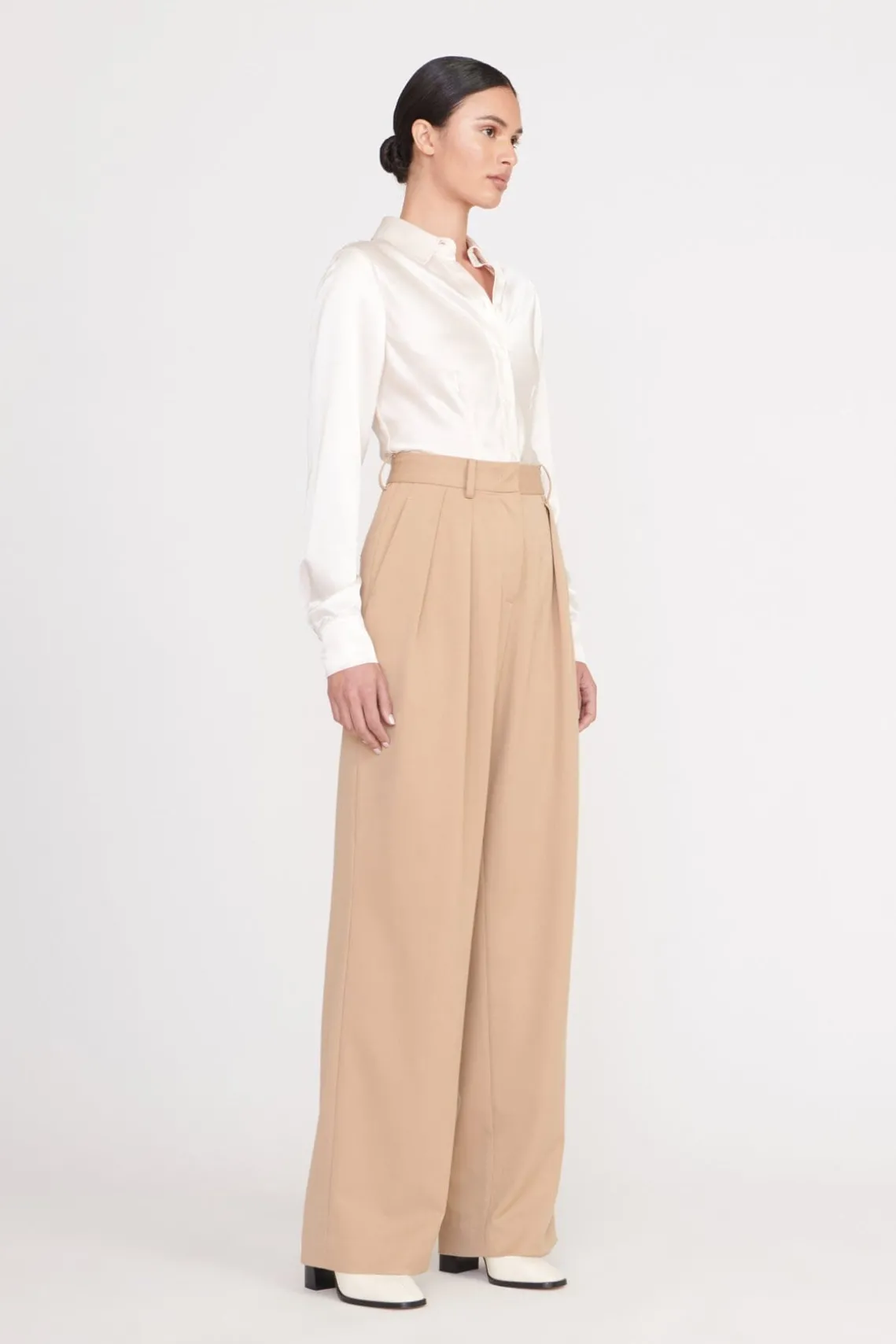 LUISA PANT CAMEL SUITING