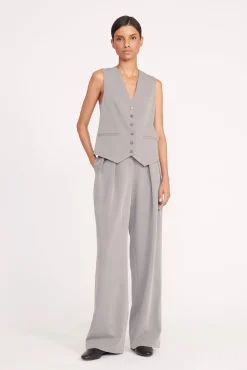LUISA PANT  HEATHER GREY SUITING