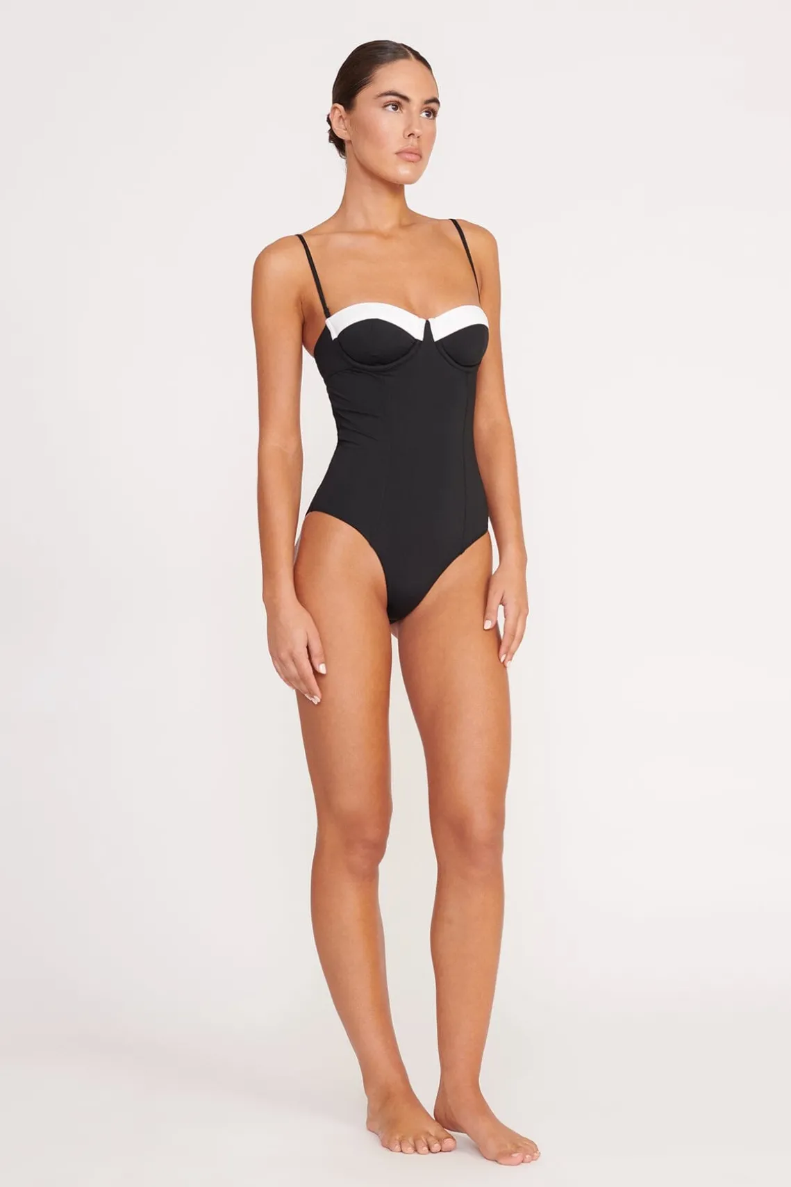 MAEVE ONE PIECE BLACK WHITE