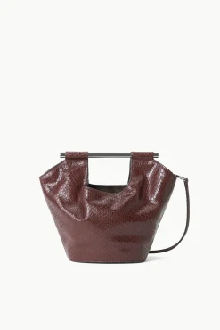 MAR MINI BUCKET BAG MAHOGANY