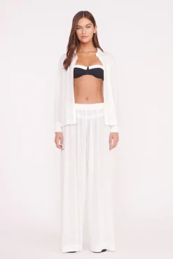 MARZA COVERUP PANT WHITE