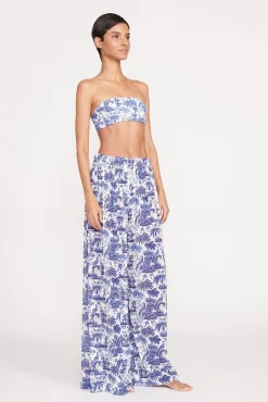 MARZA PANT BLUE TOILE