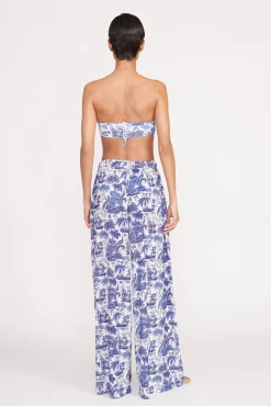 MARZA PANT BLUE TOILE