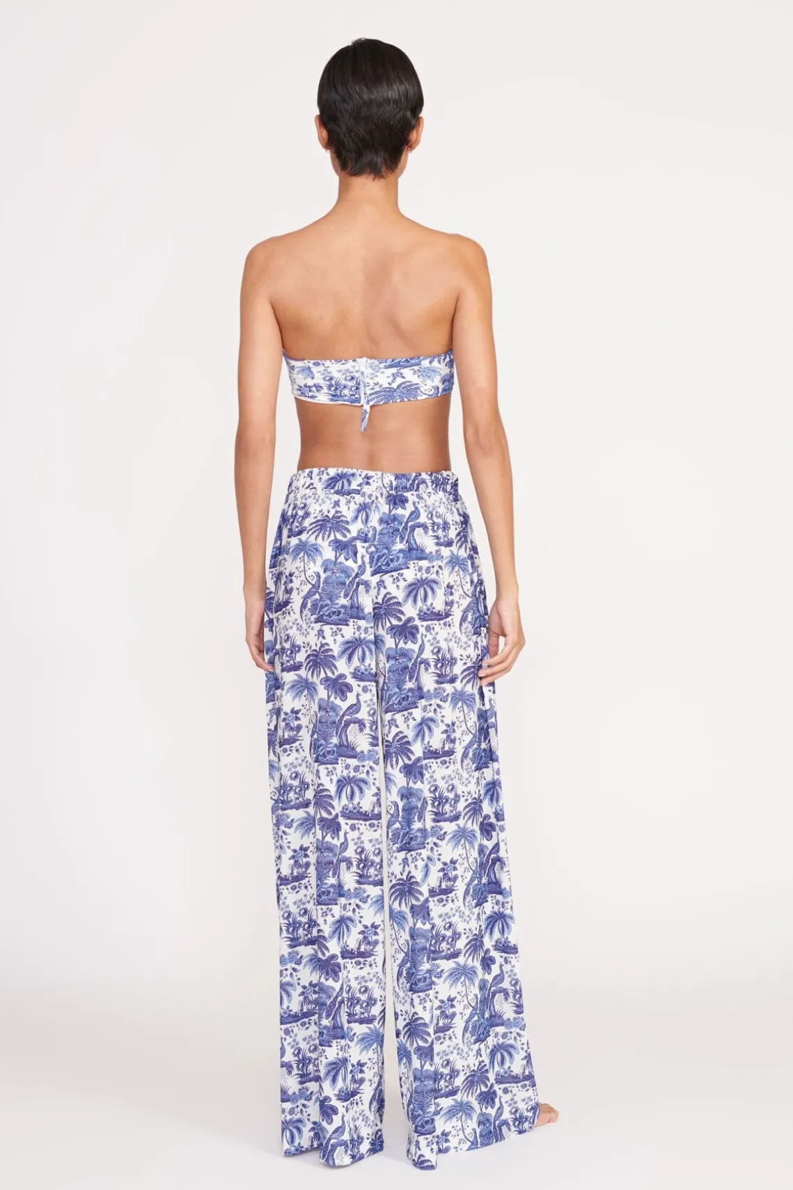 MARZA PANT BLUE TOILE