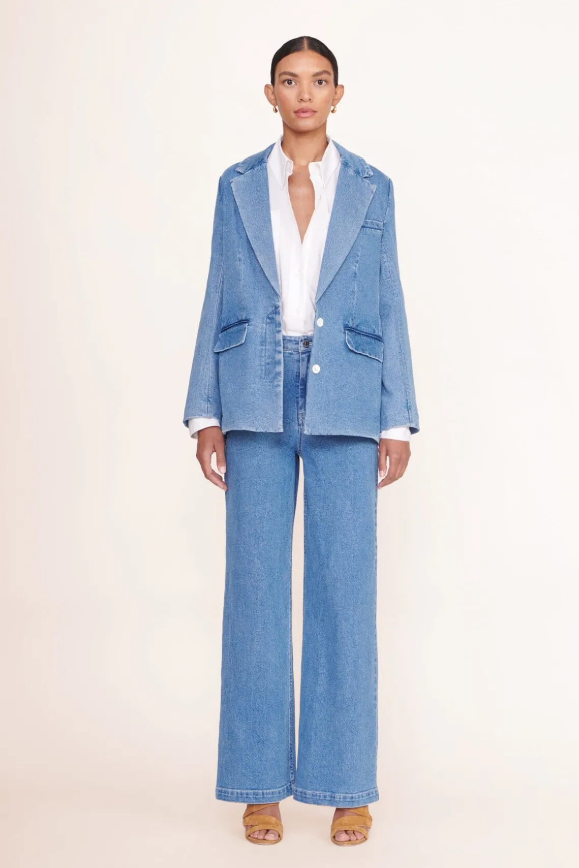 MAXWELL BLAZER MEDIUM WASH