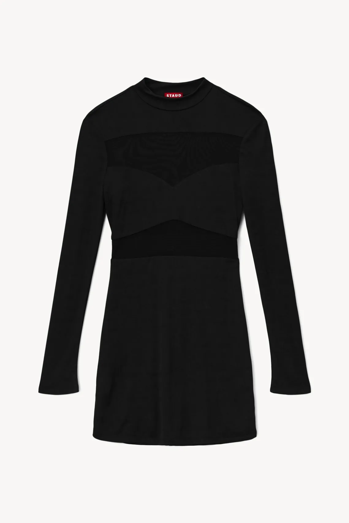MINI FALCON DRESS BLACK