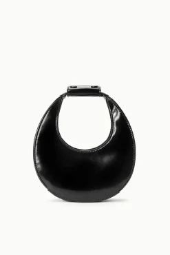 MINI MOON BAG BLACK POLISHED