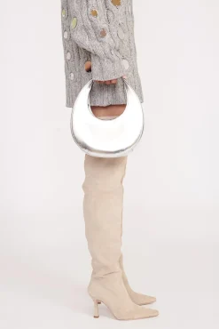 MINI MOON BAG CHROME