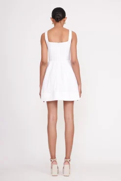 MINI SUTTON DRESS WHITE