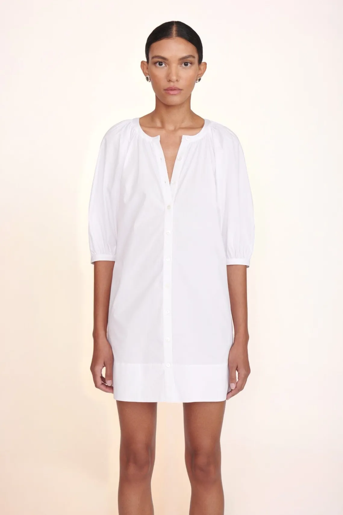 MINI VINCENT DRESS WHITE