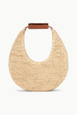 MOON RAFFIA BAG NATURAL RAFFIA