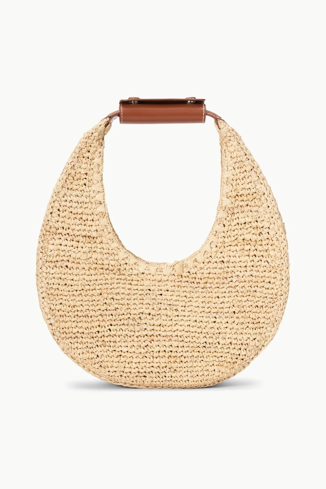 MOON RAFFIA BAG NATURAL RAFFIA