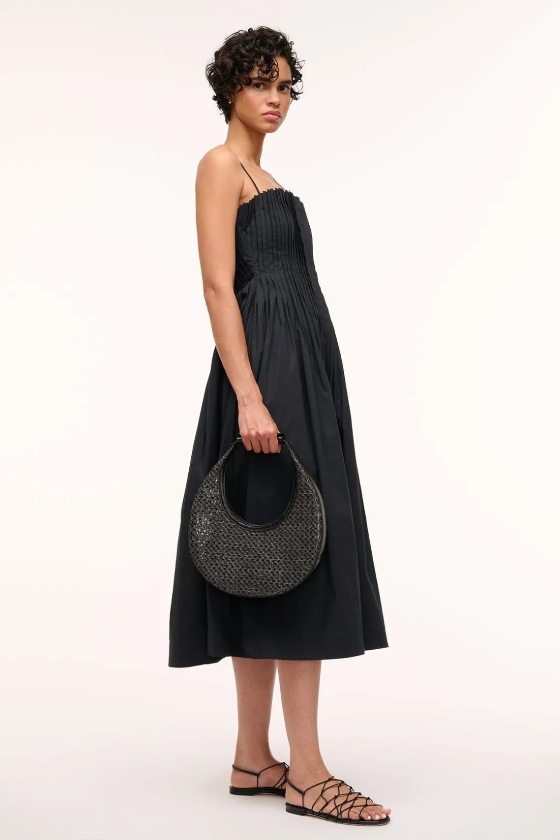 MOON WOVEN BAG BLACK